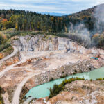 Drohnenaufnahmen Steinbruch Zankl, Passau